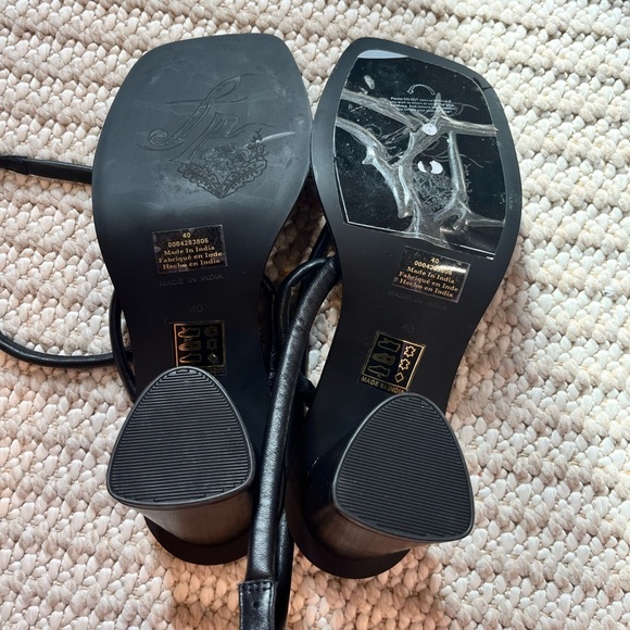 FREE PEOPLE Perth Strappy Slingback Heels - Picture 7 of 8